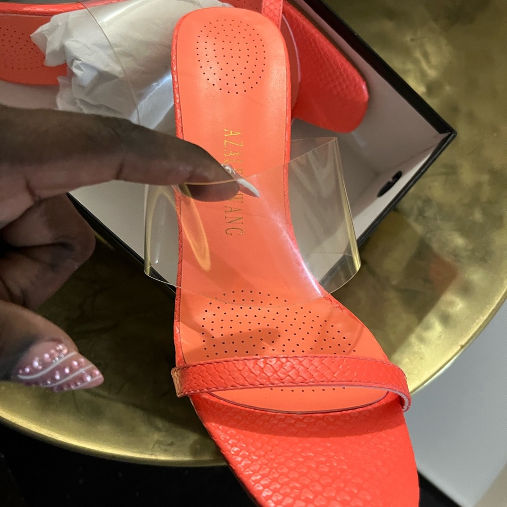 Alexander Wang Vibrant Orange Heels